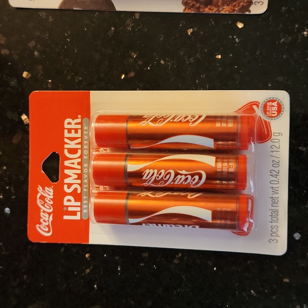 2 lip smacker sets- 6 lip balms